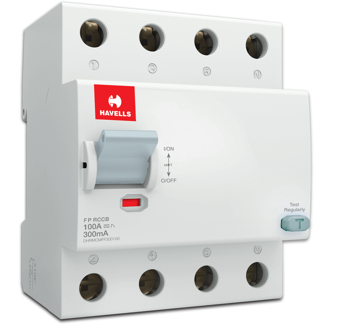 300 mA - 100 A Higher Rating RCCB DP